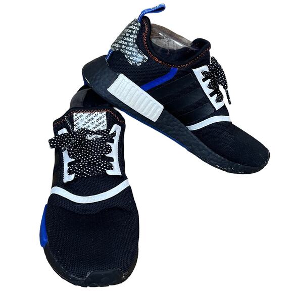 adidas Other - Adidas NMD R1 Transmission Pack Core Black Blue Shoes Size 8.5